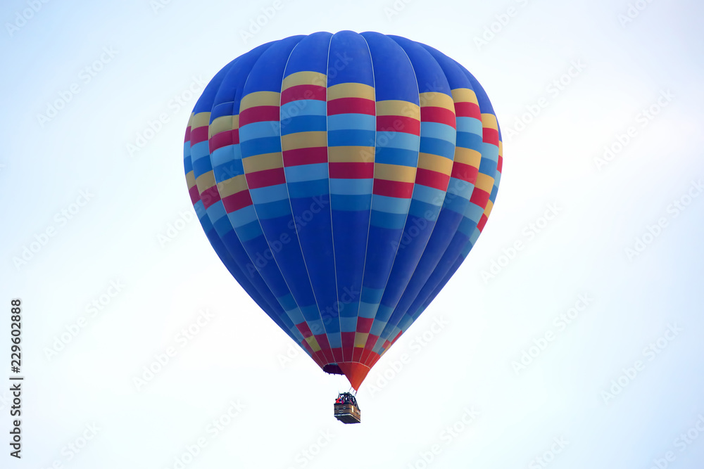 Fototapeta premium Passenger balloon flying in the sky Cappadocia