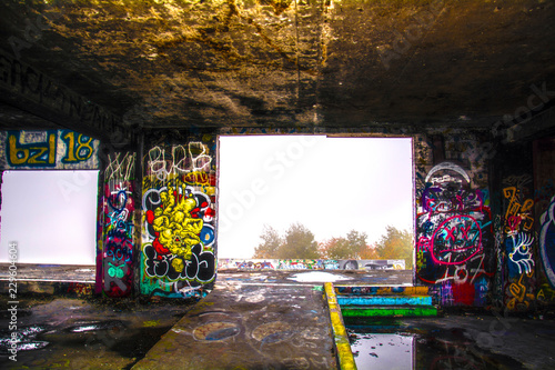 graffiti on the wall