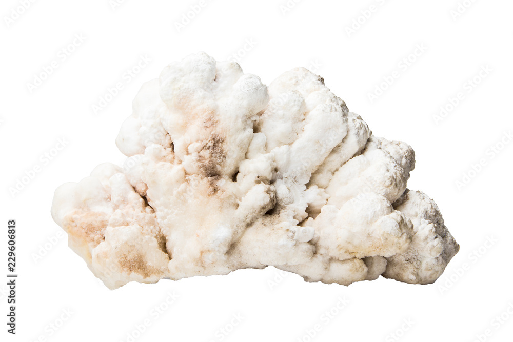 Semi-precious stones and minerals on a white background Semi-precious stones and minerals on a white background