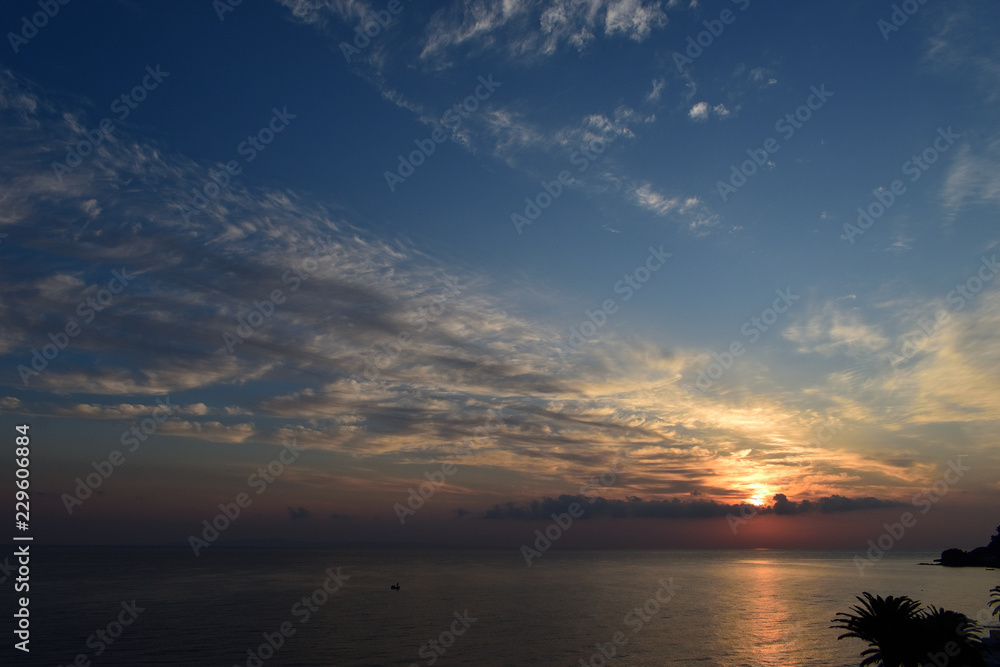 Sunrise in Argassi, Zakynthos Island