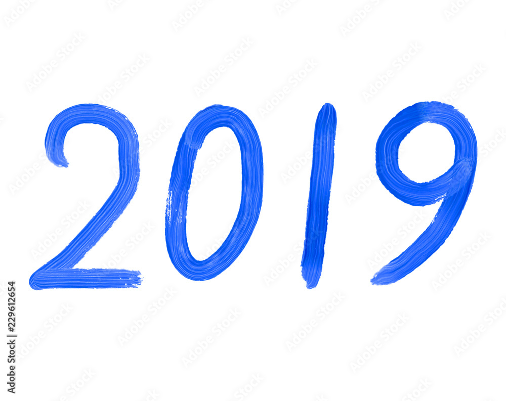 lettering 2019 hand-drawn template for Christmas and new year design and decor lettering 2019 hand-drawn template for Christmas and new year design and decor