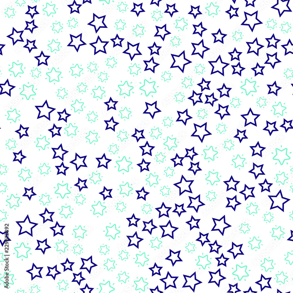Night sky and stars. Seamless vector EPS 10. Flat geometric pattern texture. Multicolor abstract background for print and textile Night sky and stars. Seamless vector EPS 10. Flat geometric pattern texture. Multicolor abstract background for print and textile
