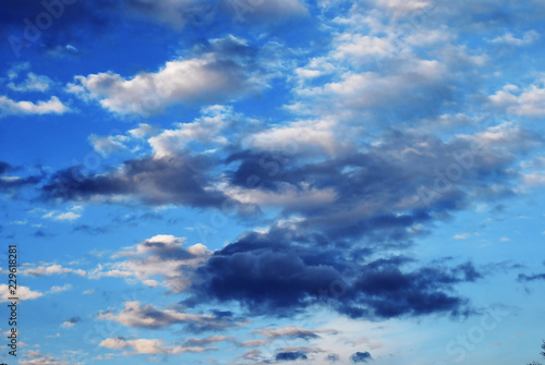 blue sky with clouds © Костя Солонец