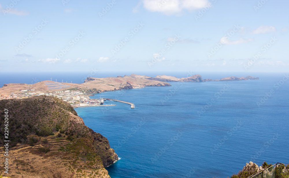 Fototapeta premium Ostspitze Madeira Landschaft Aussicht Küste
