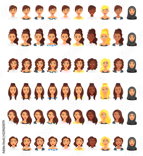 set of people avatar