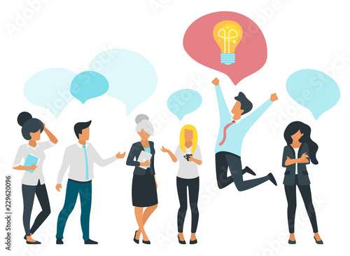 Networking concept. Minimalism design. 