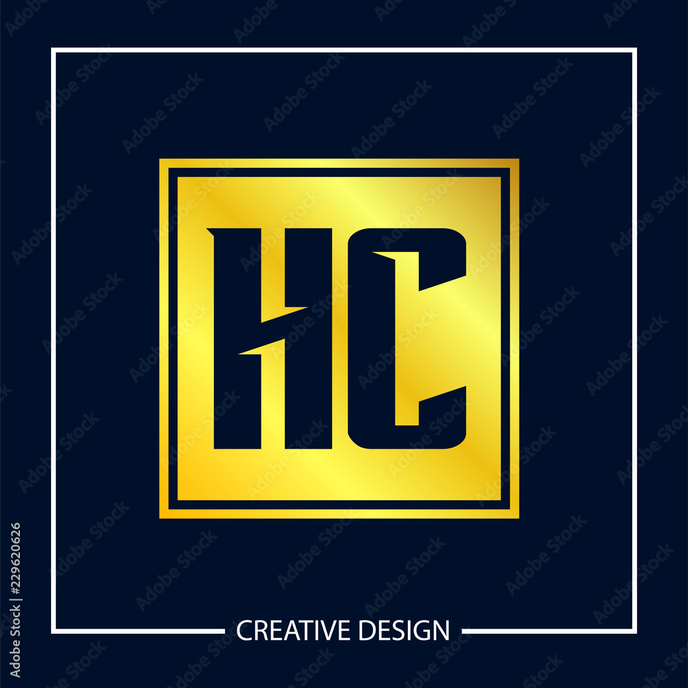Initial Letter HC Logo Template Design Initial Letter HC Logo Template Design
