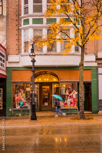 Store front on State Street in Madison, Wisconsin
