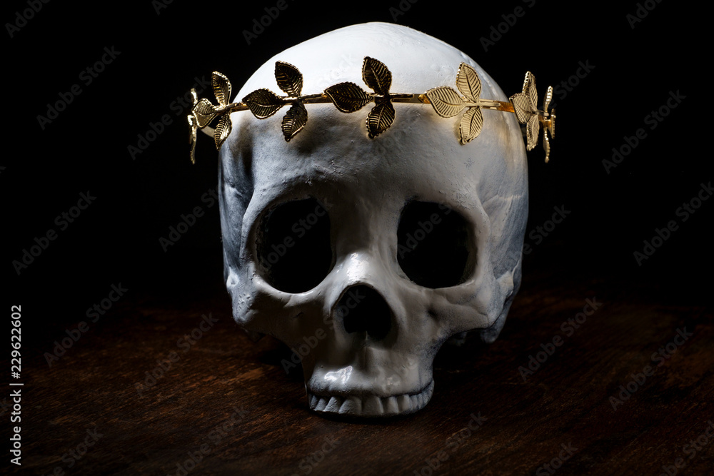 Obraz premium King Queen Skull Crown