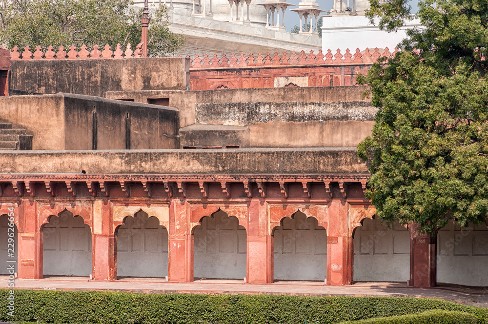 Obraz premium Red Fort of Agra. UNESCO World Heritage site.