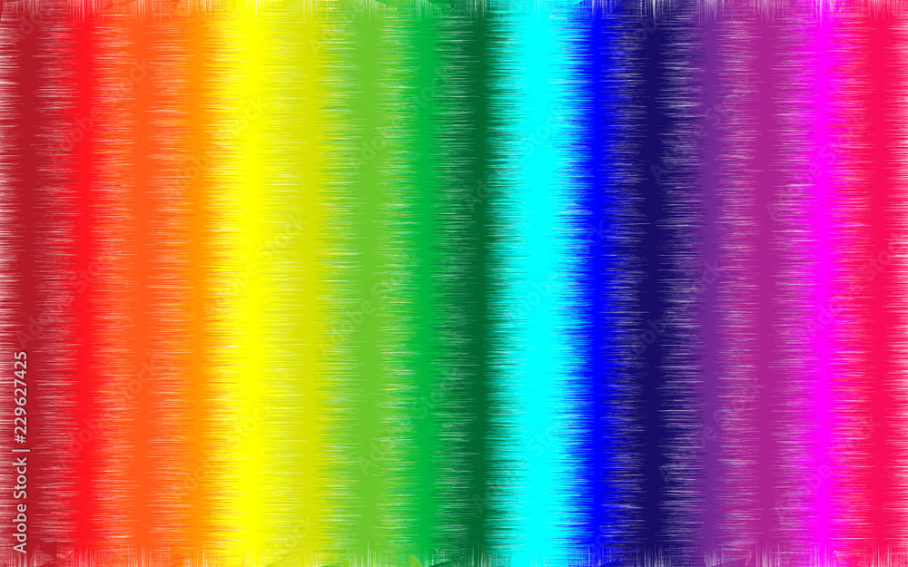 Ilustração com as cores do arco-íris Stock Illustration | Adobe Stock