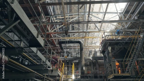 Epic production shot on a plant