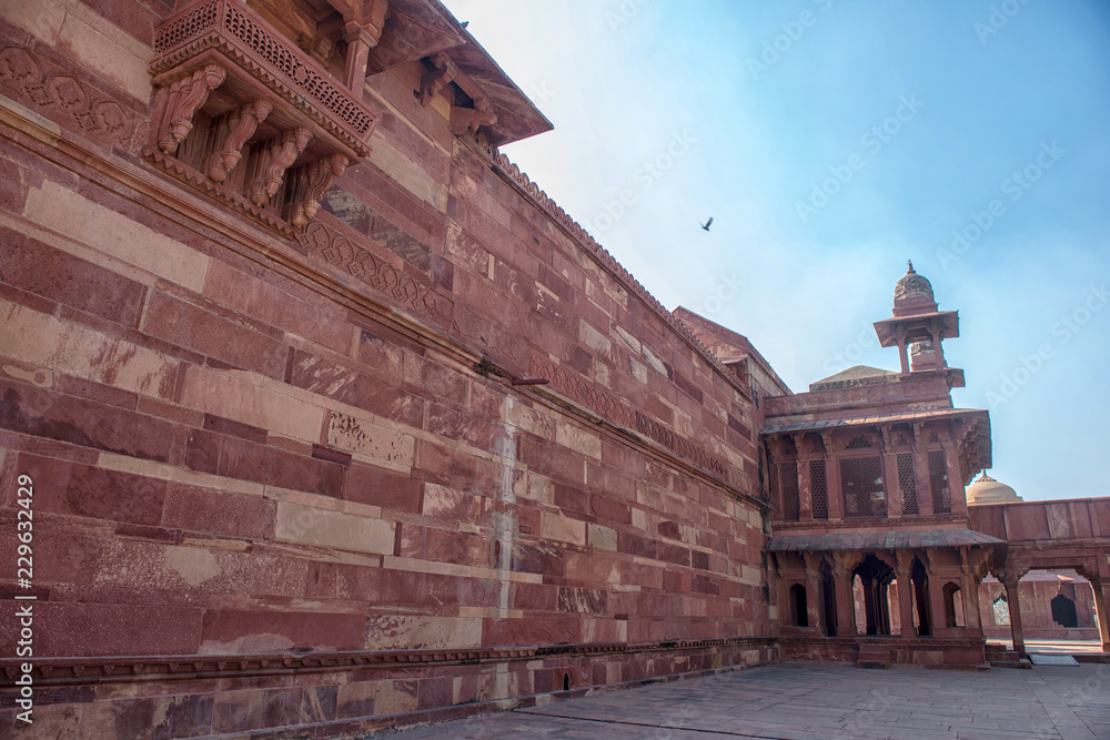 Red Fort of Agra. UNESCO World Heritage site.