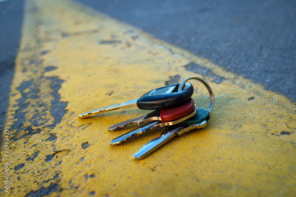 Lost Car Keys Stock Foto Adobe Stock