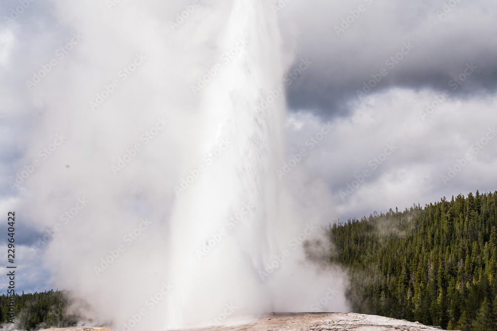 Eruption at Yellow Stone National Park