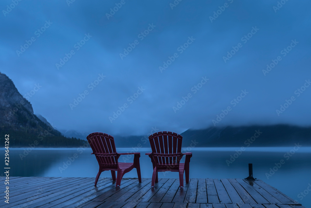 Morning Fog at Lake Minnewanks