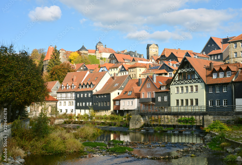 Altstadt Kronach in Oberfranken Deutschland