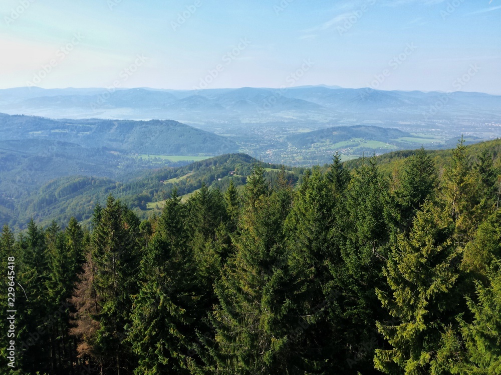 Fototapeta premium Beskidy czeskie
