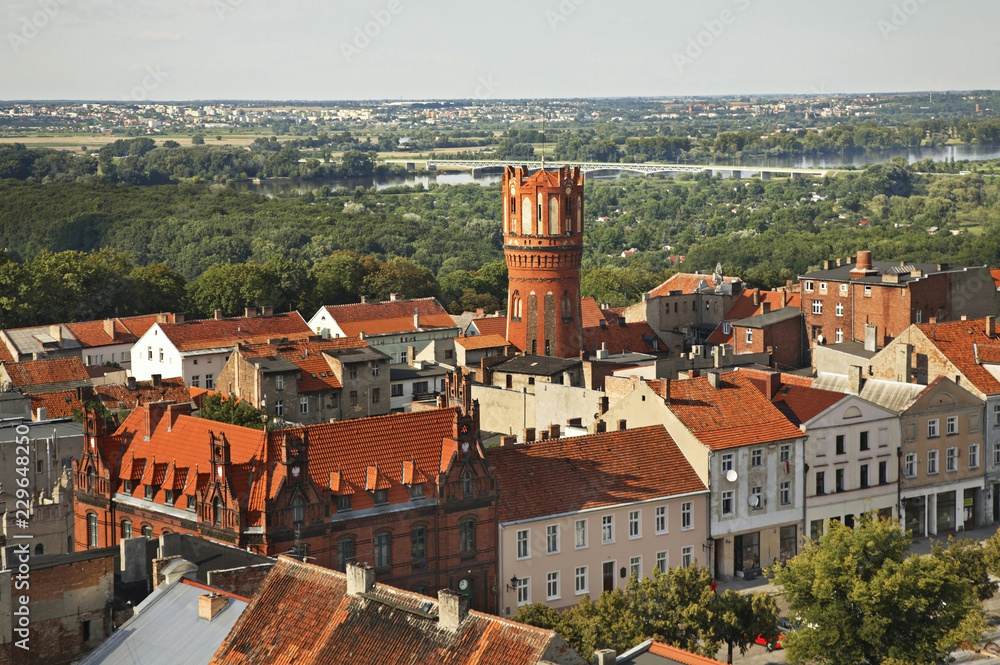 Panoramic view of Chelmno. Poland