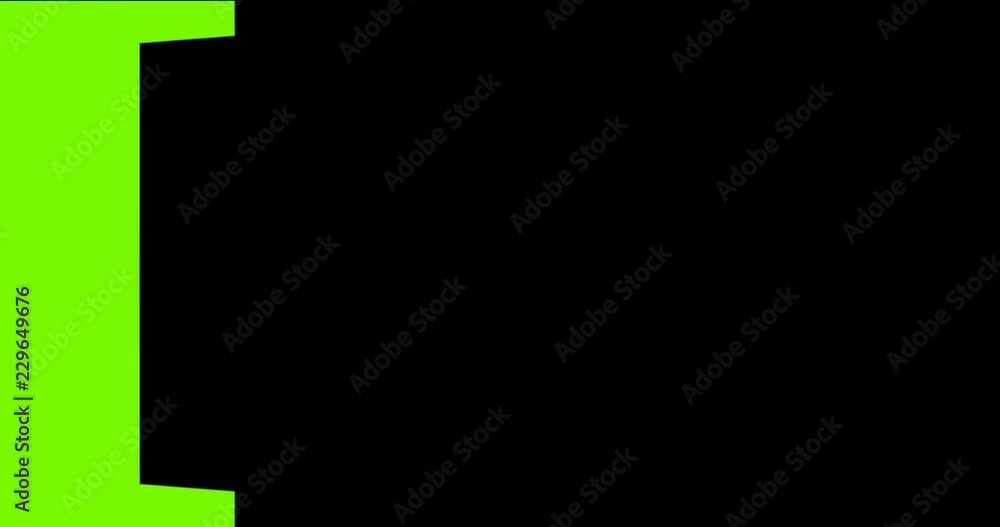 Animation of the transition from rectangles