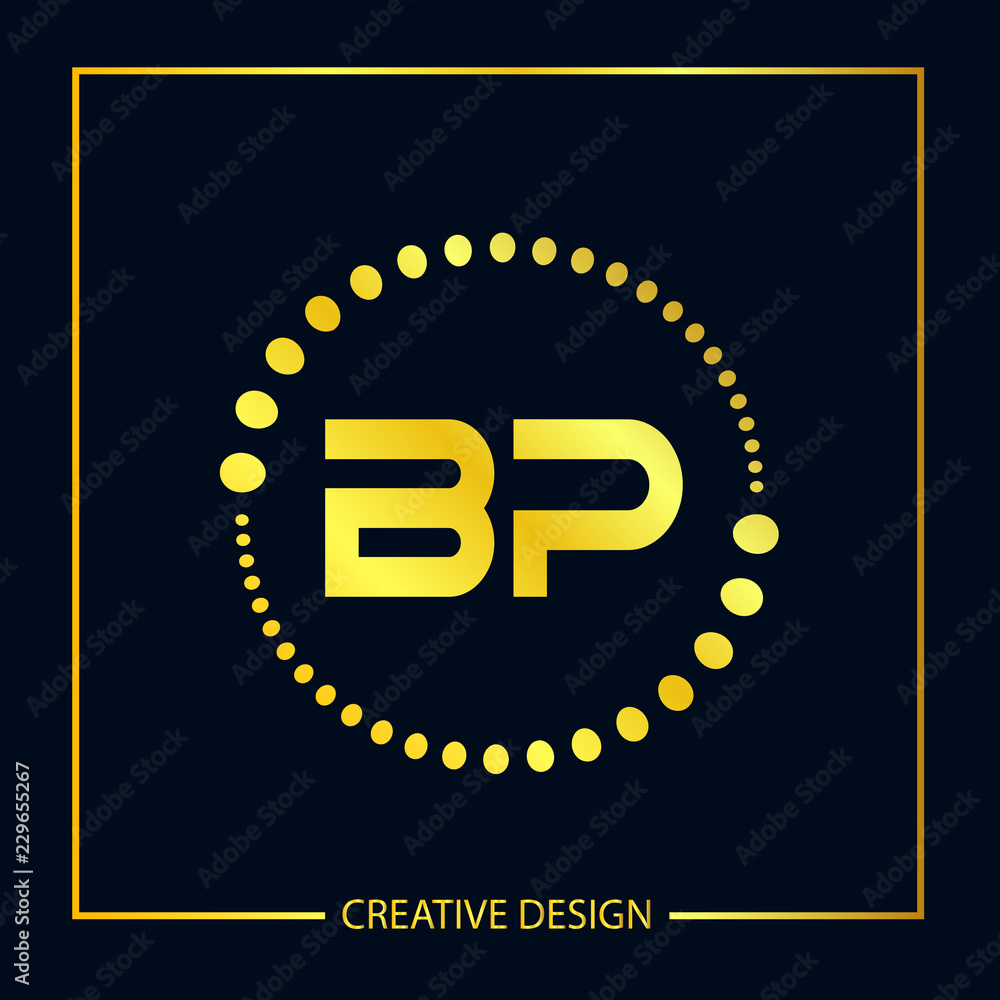 Obraz premium Initial Letter BP Logo Template Design