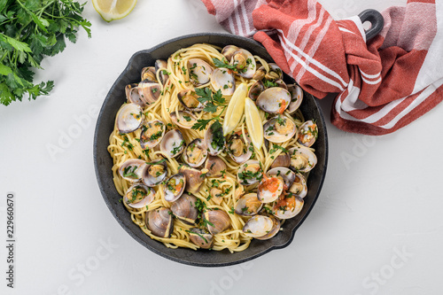 Fotografie Spaghetti alle Vongole