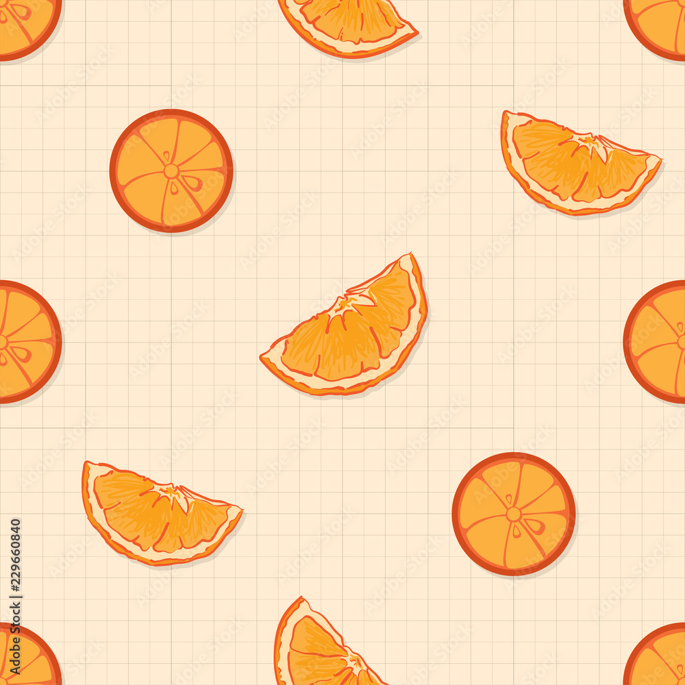 fruit pattern background graphic orange fruit pattern background graphic orange