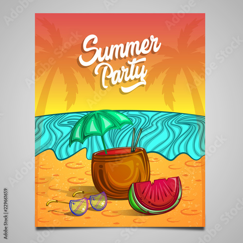 Poster summer party