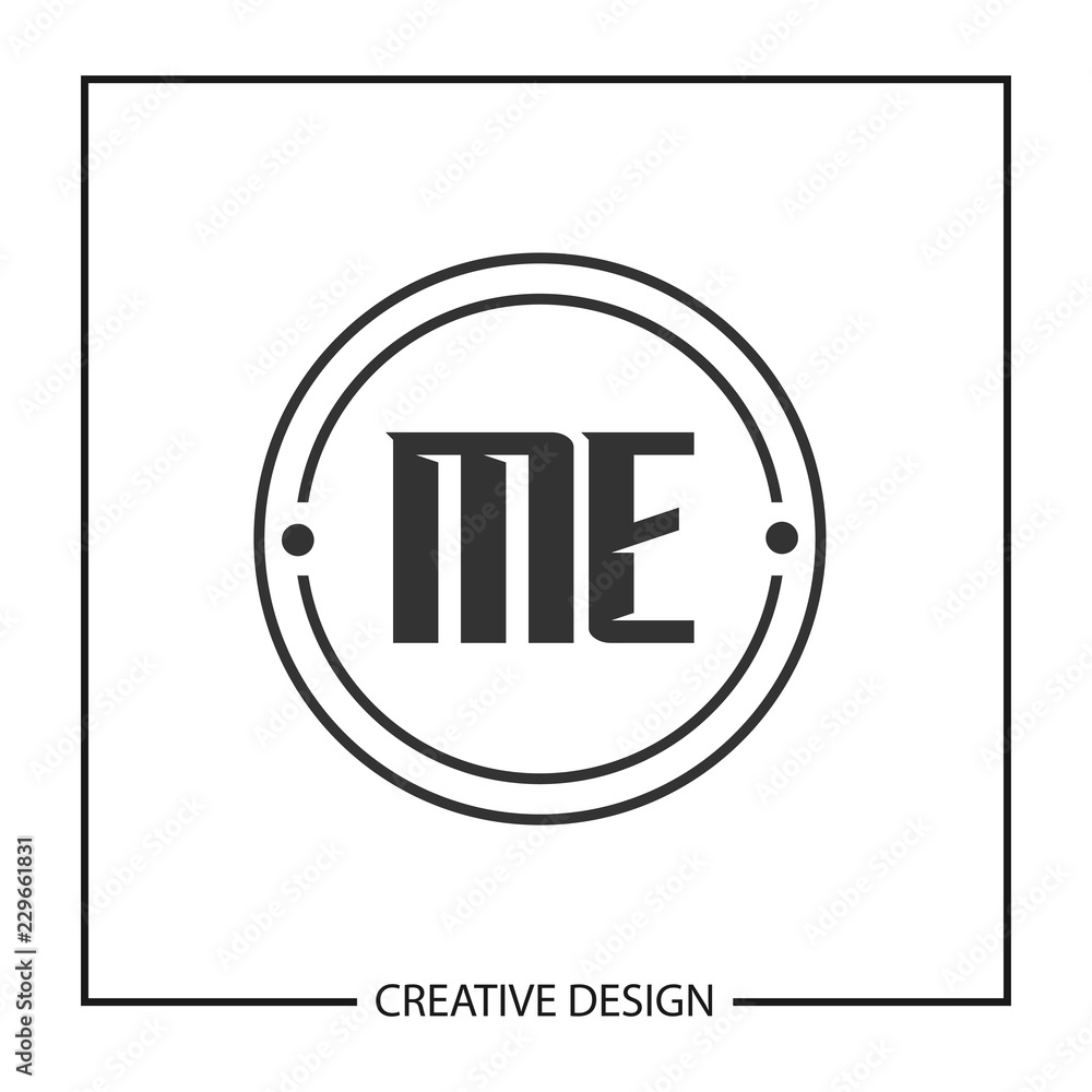 Initial Letter ME Logo Template Design Initial Letter ME Logo Template Design