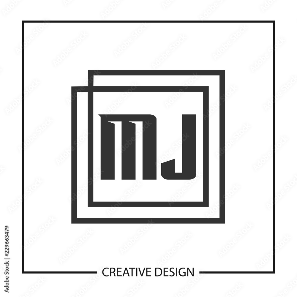 Initial Letter MJ Logo Template Design Initial Letter MJ Logo Template Design