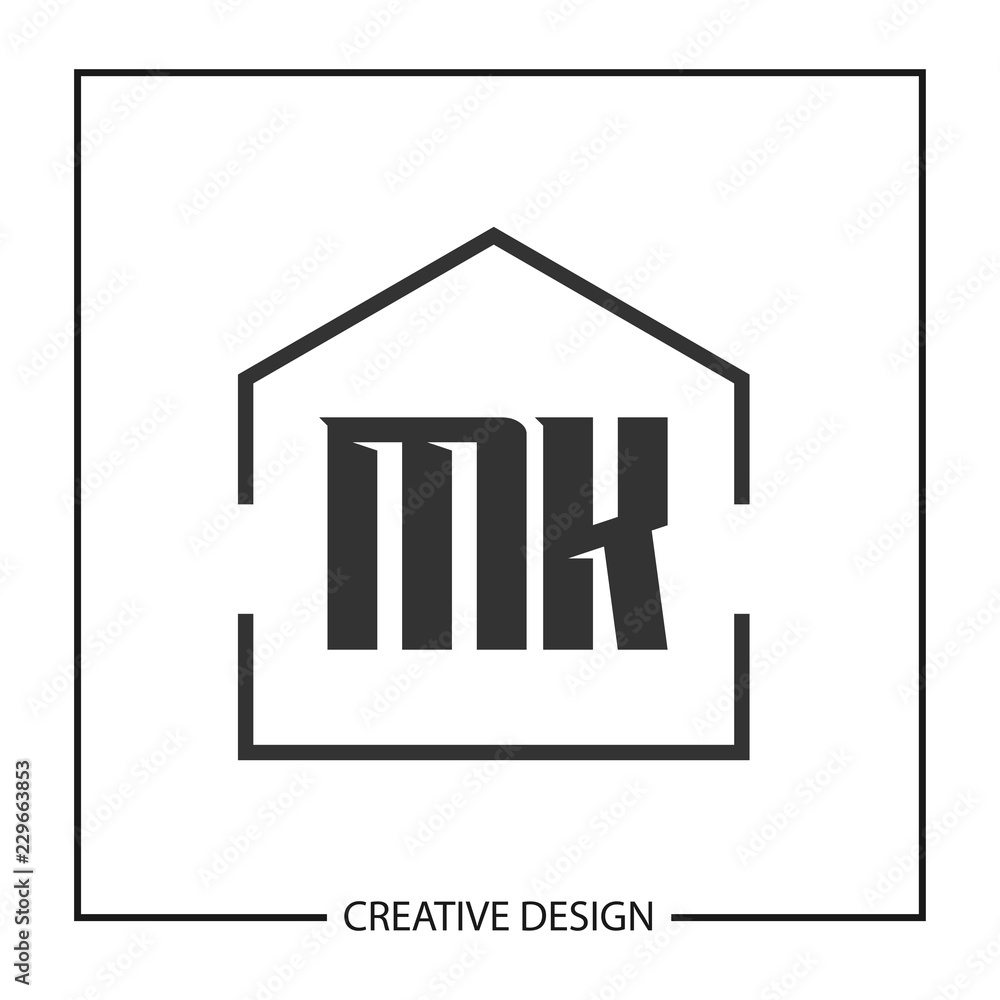 Initial Letter MK Logo Template Design Initial Letter MK Logo Template Design