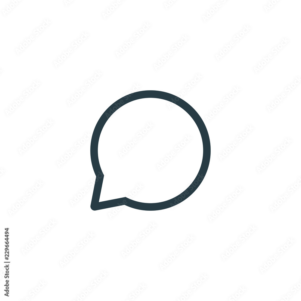 Chat Speech Bubble Icon Vector Logo Design Template Chat Speech Bubble Icon Vector Logo Design Template