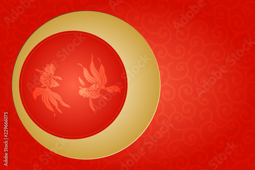 Traditional Chinese Greeting Card Template, Chinese Cover Template 