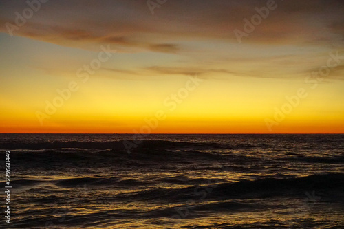 sunset over the sea © trifonenko