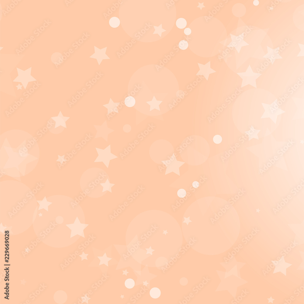 Christmas colorful abstract background with circles and stars of different sizes. Simple flat vector illustration. Christmas colorful abstract background with circles and stars of different sizes. Simple flat vector illustration.