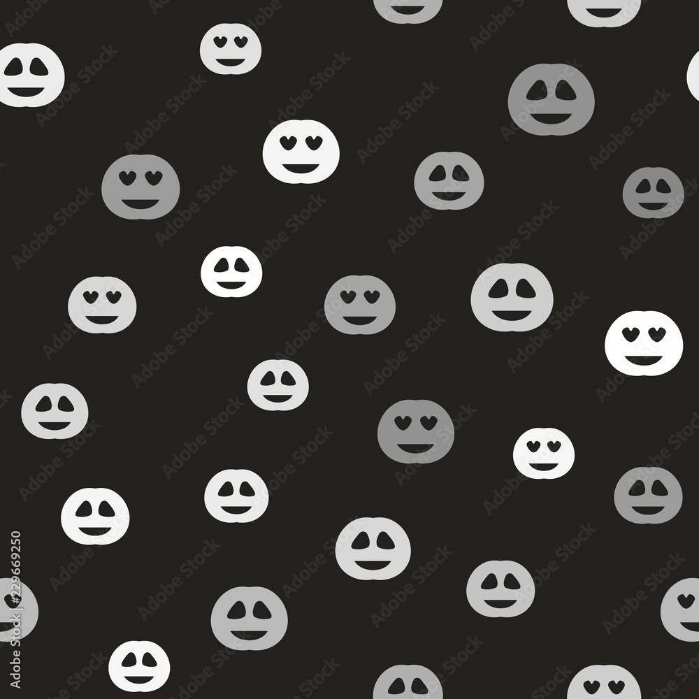 Gray pumpkin pattern. Seamless vector Gray pumpkin pattern. Seamless vector