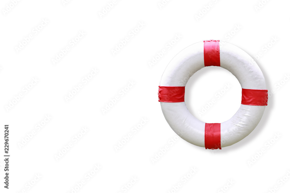 safety torus isolated with white background safety torus isolated with white background