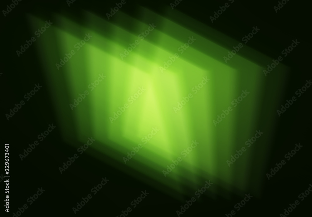 Green geometry blur shapes background