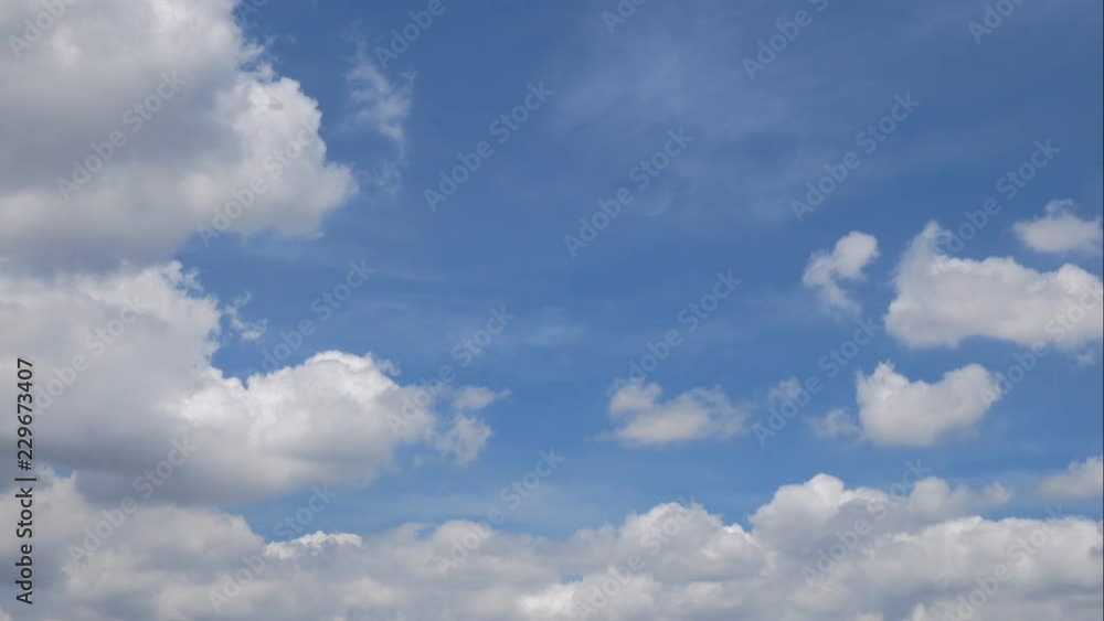 Sky and clouds in natural daylight. Clouds moving in the sky by the wind. Time lapse clouds on the sky. Sky and clouds in natural daylight. Clouds moving in the sky by the wind. Time lapse clouds on the sky.