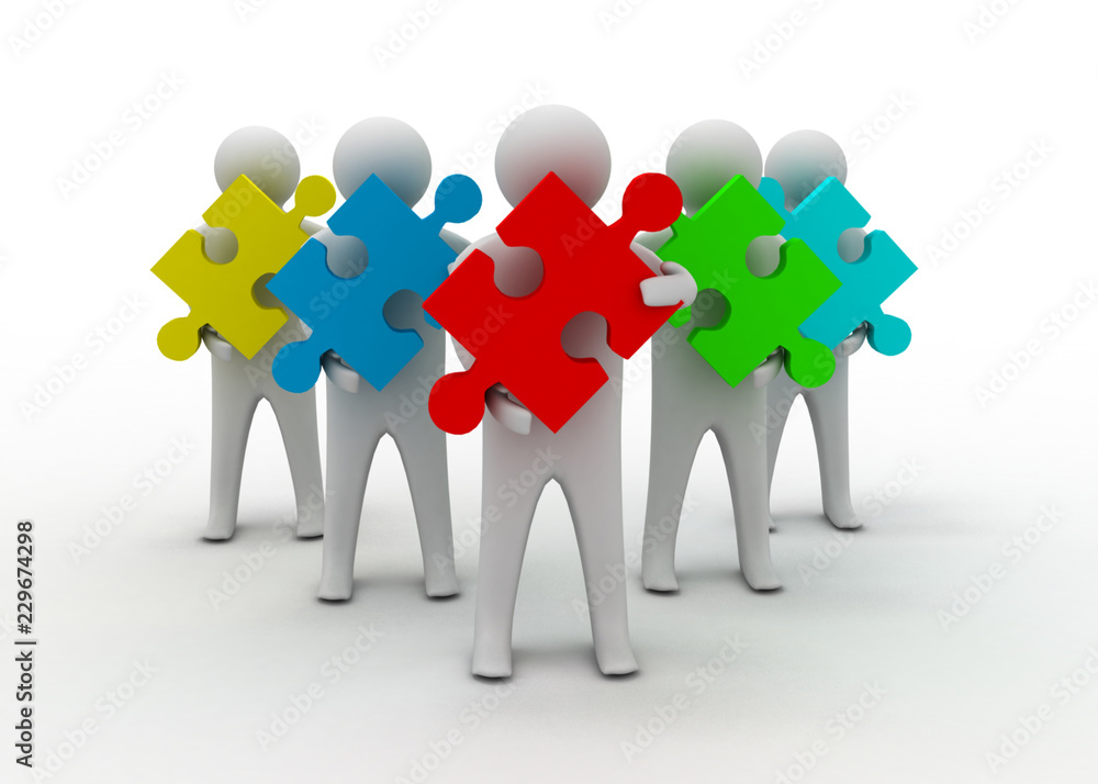 teamwork puzzle concept teamwork puzzle concept