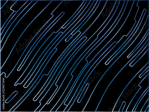 Abstract pattern. Texture with wavy, curves lines. Optical art background.