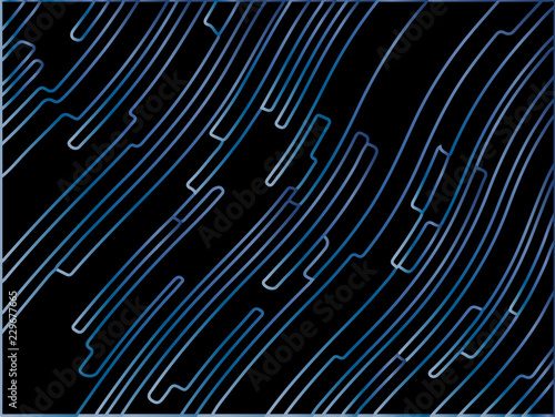 Abstract pattern. Texture with wavy, curves lines. Optical art background.