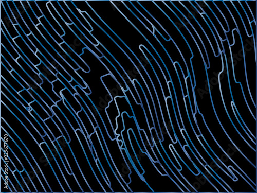 Abstract pattern. Texture with wavy, curves lines. Optical art background.