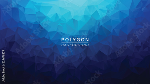 Polygon Dark Blue