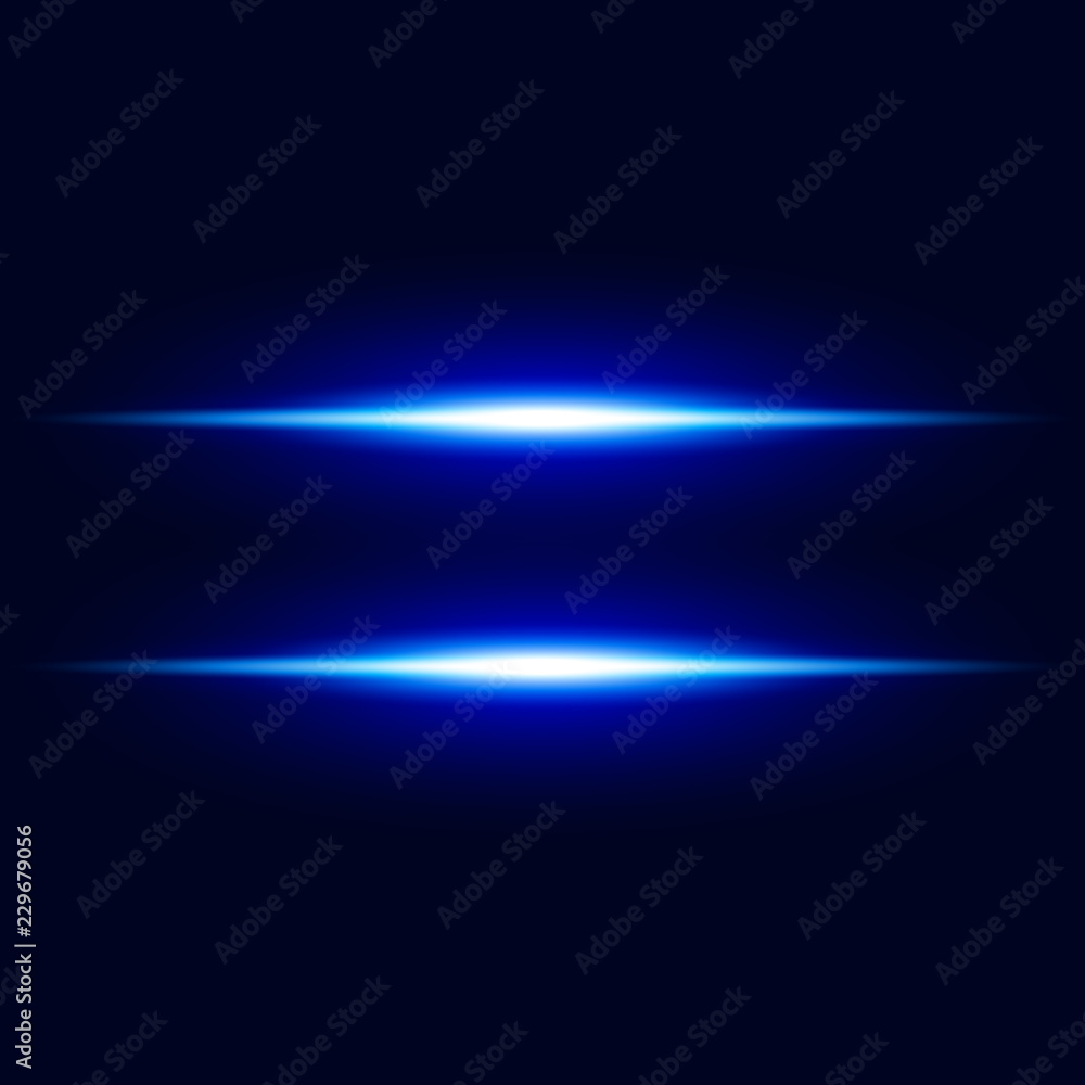 Fototapeta premium Abstract Blue Light Effect with shine bright vector background