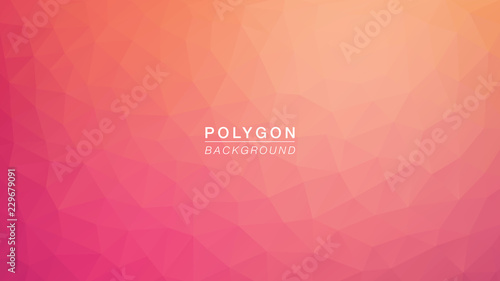 Polygon Orange Pink