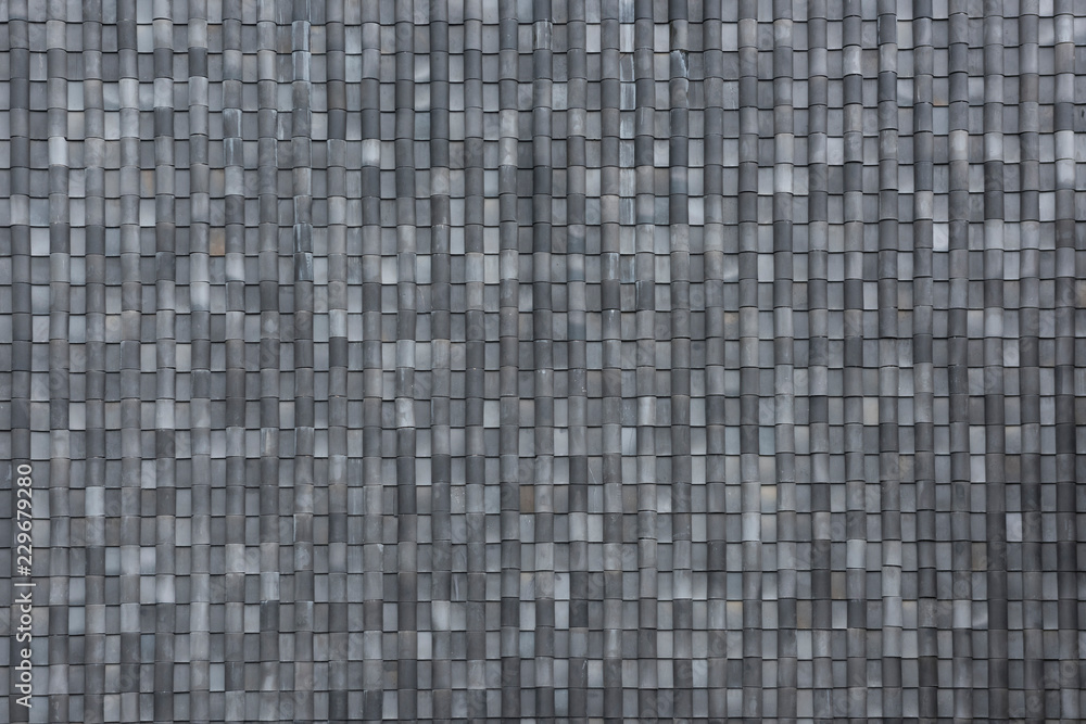 Fototapeta premium Grey color Chinese style roof background