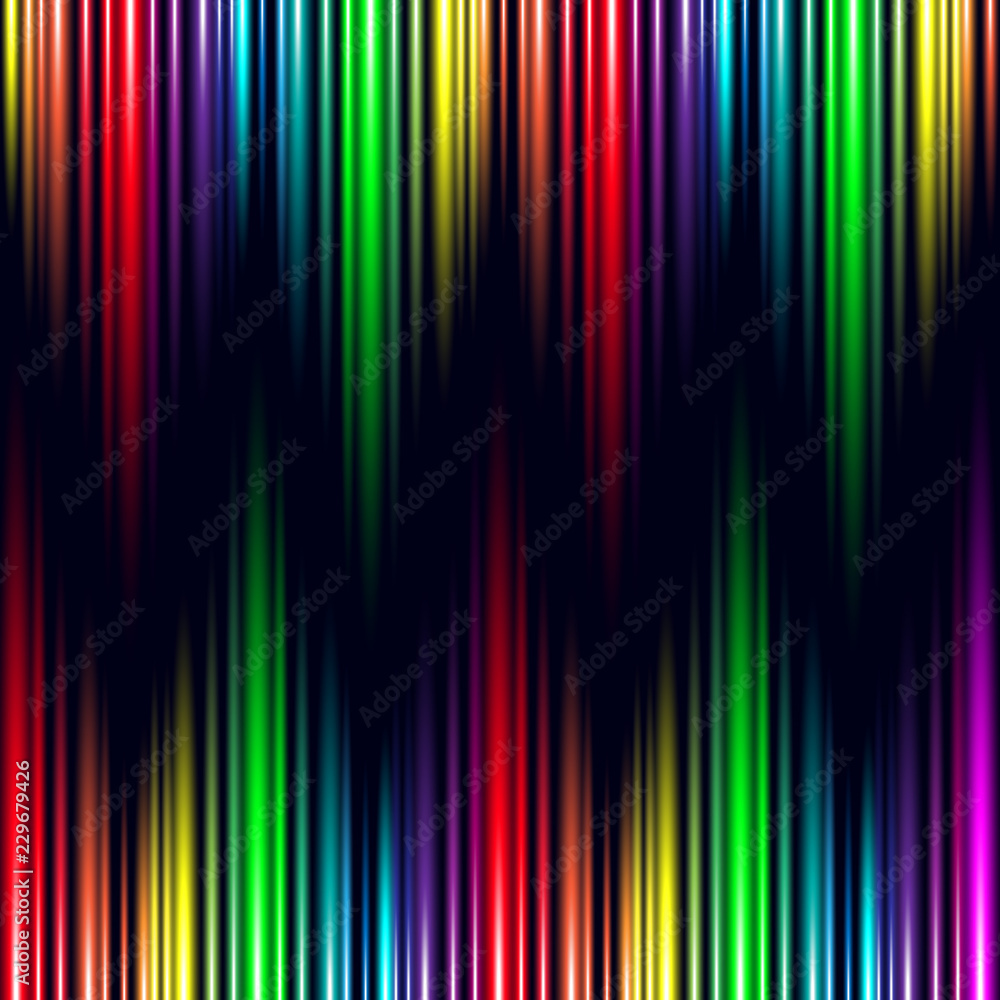 Abstract Rainbow Light Effect electronic wave music vector background Abstract Rainbow Light Effect electronic wave music vector background