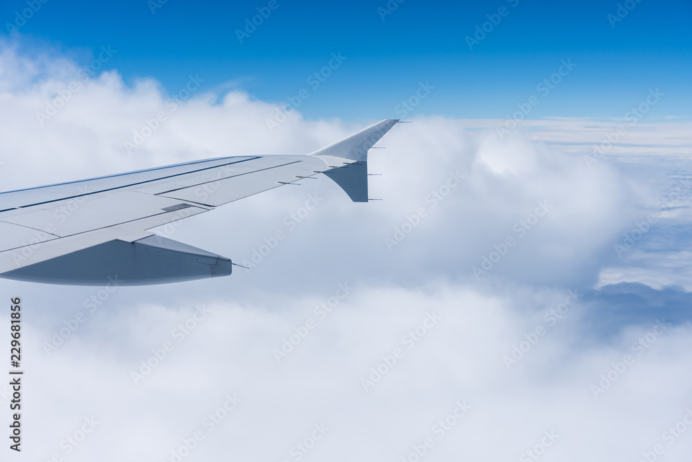 Obraz premium Blick aus dem Flugzeug