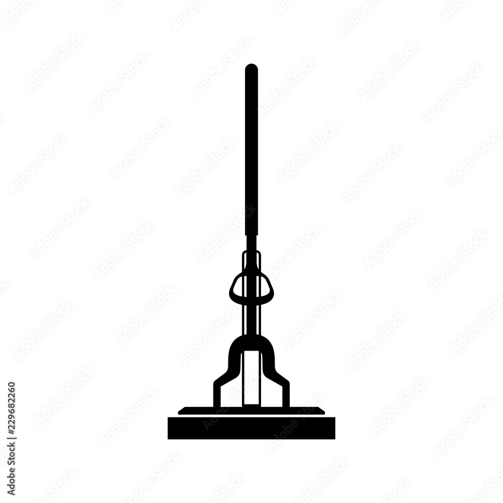 Easy squeezing mop with an adjustable handle Easy squeezing mop with an adjustable handle